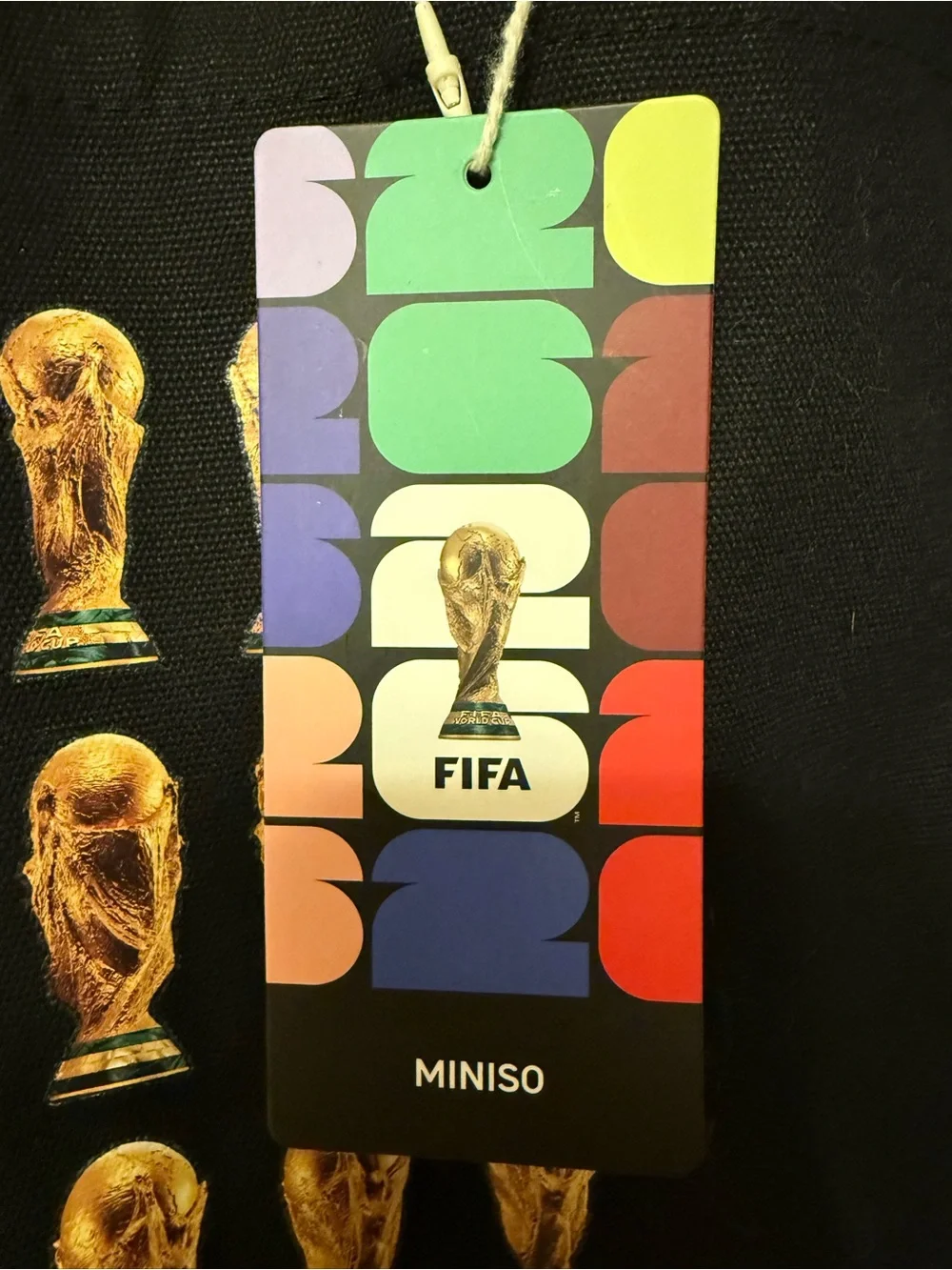 Miniso FIFA World Cup Black Tote Bag
